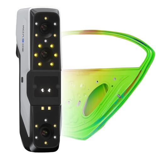 3DeVOK MQ Professional 3D Scanner Camera - Scan Large Surfaces with Color & Texture - Perfect for R&D, Engineering, Construction, Infrastructure, Art, Automotive, Science, Education, Design