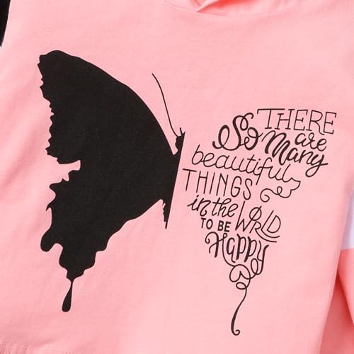 Image of Axumity Toddler Baby Girls Clothes Long-sleeve Tie Dye Hoodie Sweatshirt Pants Hooded Outfit Set
