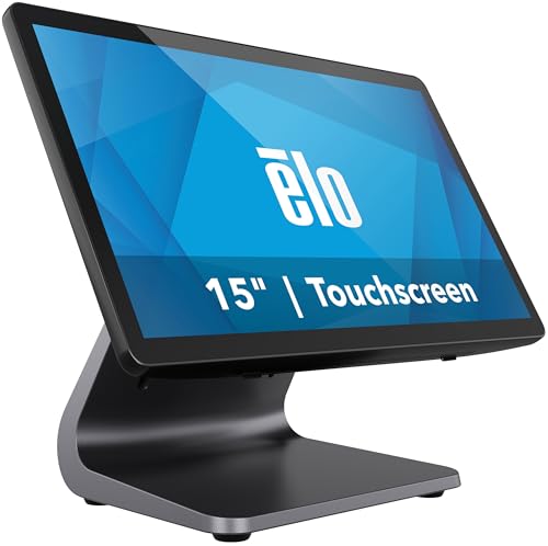 Image of Elo E-Series 3-15.6 inch Touchscreen Computer - 10 Touch, 1920 x 1080, Windows 11, N97 Processor, 8GB RAM, 128GB SSD, Dark Gray