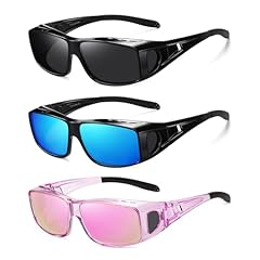 Black/Grey + Black/Blue + Transparent Purple/Pink