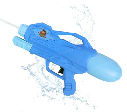 Image of Toyshine 266ML Tank Capacity 7-8 Mtr Range High Air Pressure Spray Water Gun for Summer Swimming Pool Party Holi Water Toy Gun for Girls Boys Kids 3+, Blue