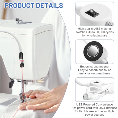 Guide laser magnétique de précision USB pour l'alignement de vos tissus - 5