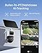 eufyCam S4 2‑Kamera‑Set, kabellose Solar‑Überwachungskamera außen, 3‑Linsen Bullet‑PTZ‑Kamera, 4K UHD, 360° Multi‑Kamera‑Tracking, Auto‑Tracking, 8× Hybridzoom, Farbnachtsicht, 16TB lokaler Speicher