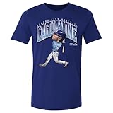 500 LEVEL Jac Caglianone Kansas City Cartoon Shirt (Royal Blue, Small)