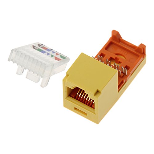 Panduit CJ588YLY Mini-com CAT5 Jack Module