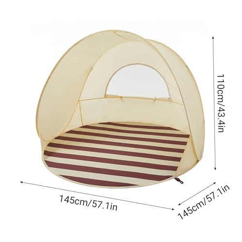 Tienda de campaña para bebés anti UV parasol de playa portátil 6
