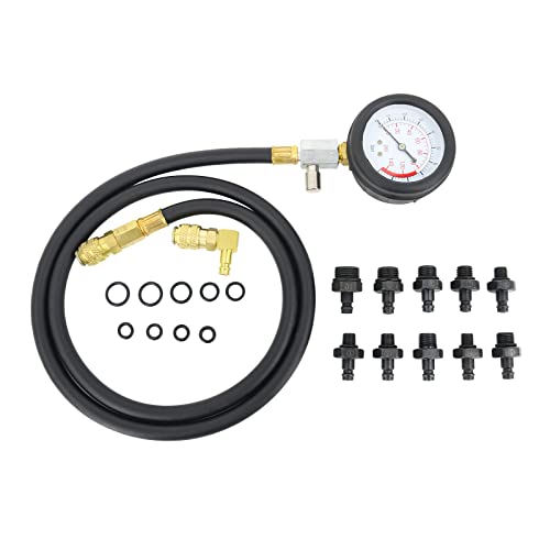 FreeTec Oliedruktester, oliedruktester, set oliefeess, oliedrukmeter, gereedschap voor VW Opel Ford BMW FIAT - Image 3