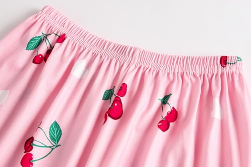 Vopmocld Girls 2PCS Pajama Sets Button Down Short Sleeve Long Pants Sleepwear Cute Patterns Lounge Outfit Sest for Teens4