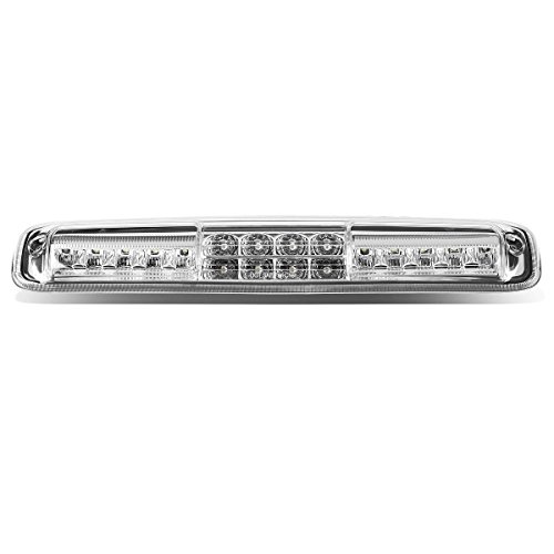 DNA MOTORING 3BL-GMC99-LED-CH Chrome Housing LED High Mount 3rd Third Brake Light [Compatible with 1999-2007 Silverado 1500-3500& Classic / 1999-2007 Sierra 1500-3500 & Classic]