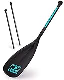 OCEANBROAD SUP Paddle Board Paddle 3 Pieces Adjustable Carbon Shaft Stand up Paddle with Bag