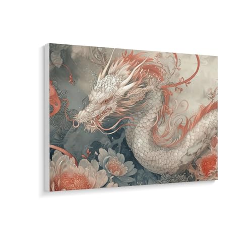 数字油絵 ラッセン 伝説のドラゴン デジタル油絵 数字キットによる絵画 DIY絵 手塗り 奇妙な動物 動物イラストアート 数字キット塗り絵 壁飾り ホーム オフィス装飾 数字塗り絵 手工芸 初心者 大人 子供 贈り物 40×30cm
