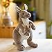 Ruzucoda Plush Kangaroo Stuffed Animals Toys Dolls Gifts for Kids Boys Girls 11 Inches