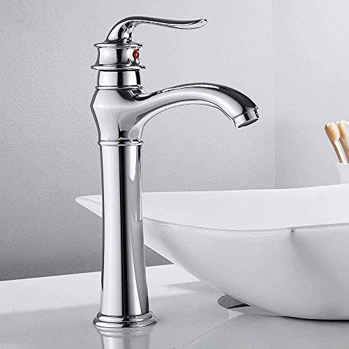 Robinet chromé haut de gamme à double commande classique pour une finition parfaite