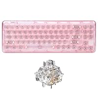 Amazon | YUNZII X71 メカニカルゲーミングキーボード 透明キー