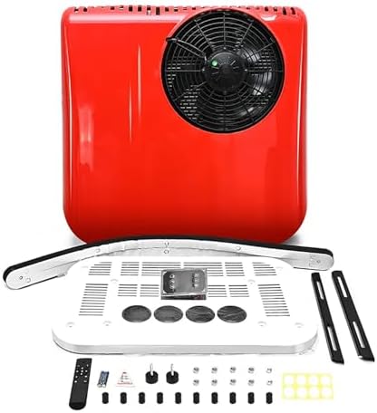Powerful Rooftop RV Air Conditioner - 2200W, 450m³/H, 360° Airflow, Fast 8-Minute Cooling for RVs, Trucks & Tractors - Efficient, Quiet & Reliable Comfort