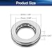 Bettomshin 2Pcs 51105 Thrust Ball Bearings, 25x42x11mm, 19.5kN Cr 37.2kN Cor High Temperature Bearing Steel for Rotating Applications Industry Machine Tool