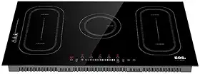 Cooktop de Indução Cinco Bocas EOS 90cm Freezone Preto 9500W ECI05EPF 220V