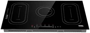 Cooktop de Indução Cinco Bocas Eos Freezone Due Preto 9500w Eci05epf 220v