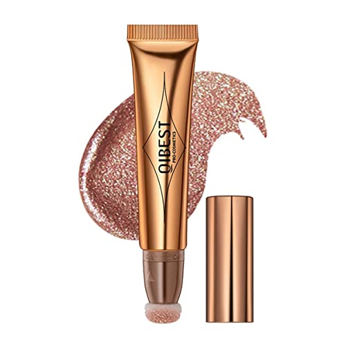 Flüssige Kontur Beauty Wand, Gesichts Highlighter und Bronze Stick mit Kissen Applicator befestigt, Schimmer lange anhaltende seidige Creme Gesicht Highlighter Bronze Make-up Stick (05# Rose)