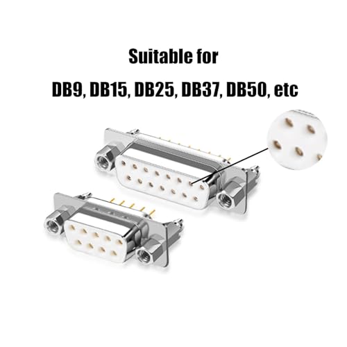 200 pzas Pines D-Sub Hembra 2mm Oro para Conectores miniatura 5