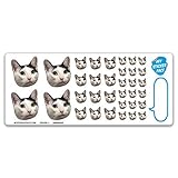 Custom Photo Stickers, Face Stickers, Stickers of Your Face, Elite Sampler Sheet - Pet Gift, Stocking Stuffer