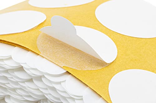 KLEBASTO Doppelseitige Klebepunkte | dünne beidseitige Klebepunkte | Papiervlies | Stark klebend | Doppelklebepunkte für Papier, Pappe, Holz, Metall, Kunststoff etc. (Ø 10mm | 100 Stück)