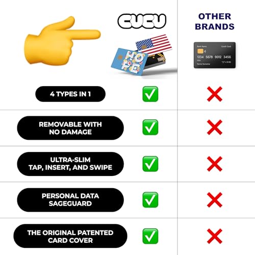 Credit Card Skin Debit Card Stickers for Key, Debit, Credit, Bank Card 4PCS Card Skin for Adults (Are U Fr)3