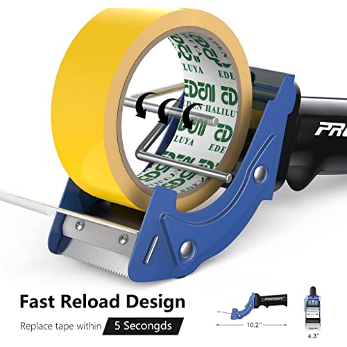 Image of TORIVO Fast Reload Tape Gun Dispenser Packing Packaging Sealing Cutter Pack of 1 | Multicolor (2 Inch)