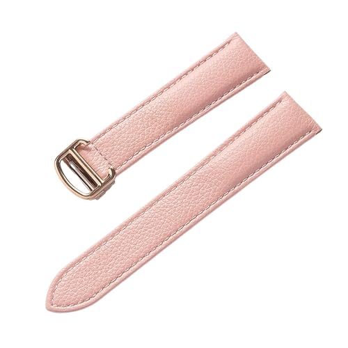Bracelet montre cuir litchi 17mm pour remplacer le bracelet Cartier Tank usé