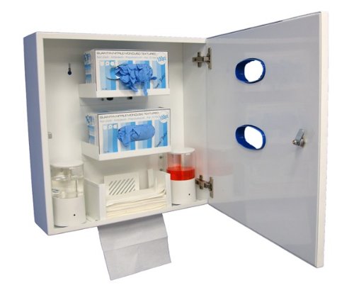 Gamar Multisan - Dispensador de higiene multifunción para guantes, toallas de papel y jabón