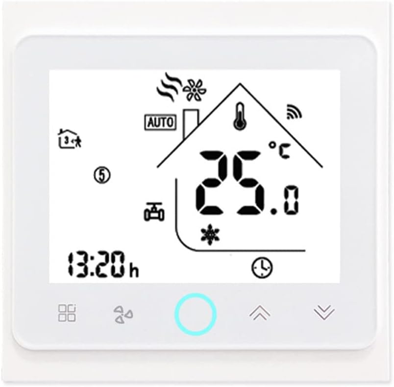 Smart Thermostat Temperature Controller Water/Electric Floor Heating Water/Gas Boiler Works(OneColor)