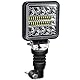 AnTom 102W LED Arbeitsscheinwerfer, 24mm DIN Rundumleuchten Halter - IP68-12/24V - Flexibel