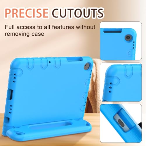 BMOUO Kids Case for Samsung Galaxy Tab A11+ Plus 11" 2026/A9+ Plus 11 Inch 2023, with Screen Protector, Shockproof Samsung Galaxy Tab A11+ P LUS/A9+ P LUS Case for Kids, Blue by BMOUO - Image 4