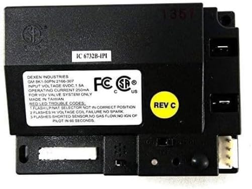 HHT 6V Electronic Igniton IPI Fireplace Module 2166-307 | 2166-347 | 2196-150 for Heatilator, Heat-N-Glo & Quadrafire