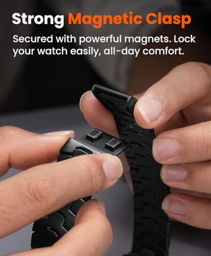 Image of AGIS02 Titanium Band for Apple Watch Ultra 3 /2 /1 Band 49mm & Series 11 /10 46mm, Grade 5 Titanium Ultra Watch Band for Men with DLC Coating, Durable and Lightweight iWatch Metal Strap