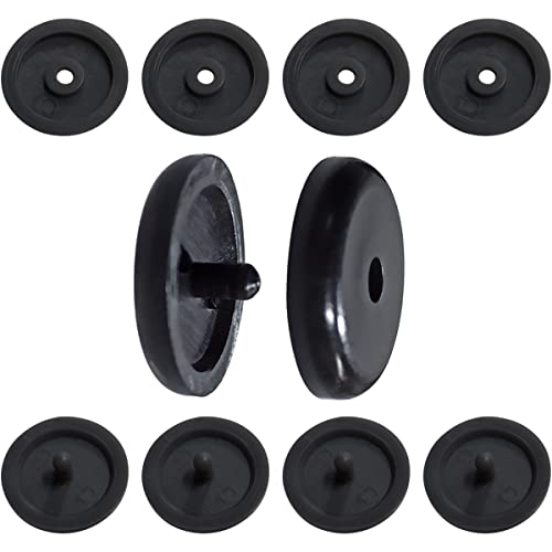 5 Sets Universal Fit Seatbelt Stopper Kit Snap-on Seat Belt Button Stop Black Seat Belt Buckle Button Prevent Plastic Seat Belt Button Buckle Clip Stop From Sliding Down The Belt