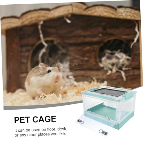 Maison en plastique pour hamster avec multiples aérations et structure pliable - 8