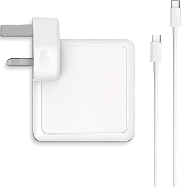 100W USB C Charger Power Adapter Compatible with MacBook Pro 16, 15, 14, 13 Inch, MacBook Air 13 Inch, Included 6.6ft USB C to C Cable100W