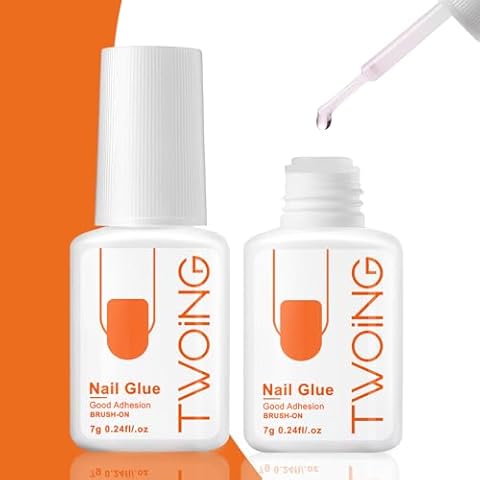 YTRUNS 2PCS Super Strong Nail Glue Cover