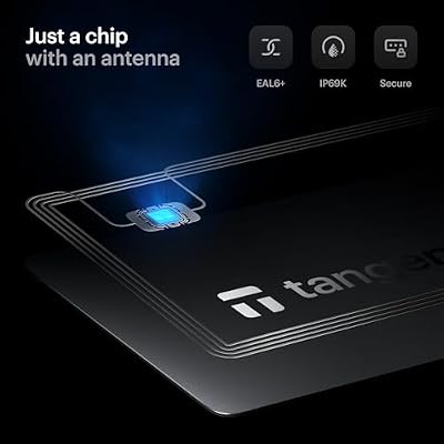 Tangem Wallet 2.0 Bundle (Pack of 3) + Tangem Wallet Ramen (Pack of 3) Ultimate Security Meets Everyday Elegance