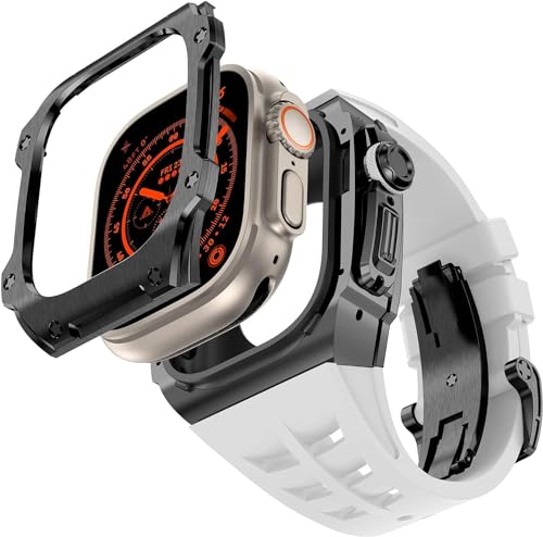 Kit de remplacement Apple Watch Ultra 2 boîtier acier inoxydable robuste 49mm