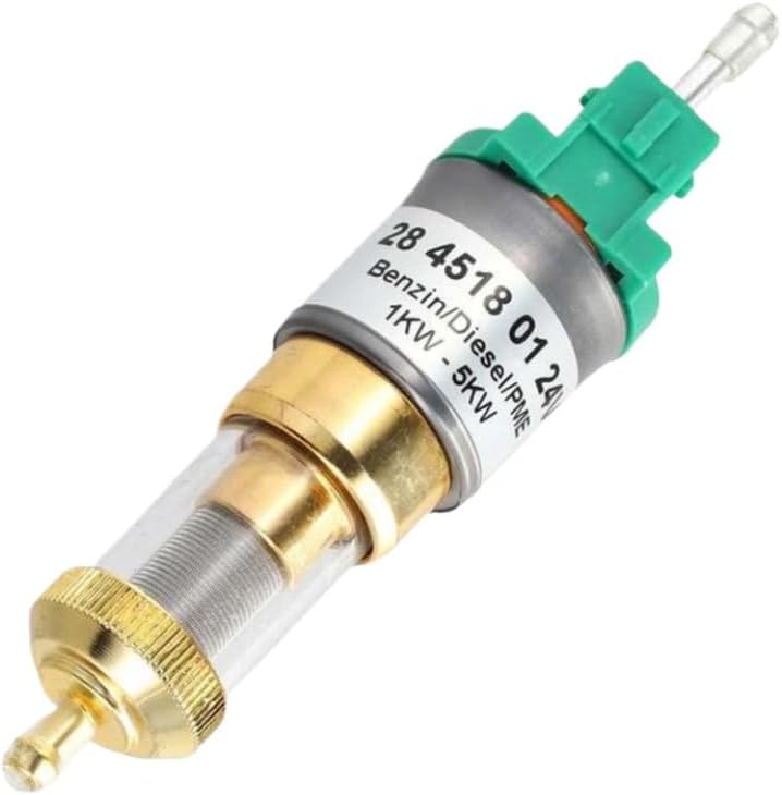 22ML 28ML Silent Fuel Pump 12V 24V Ultra Quiet Metal Fuel Pump 5KW Air Heater Compatible With Car Heater Systems(12V 28ml)