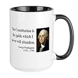 CafePress George Washington 4 Large Mug Coffee Mug, Large 15 oz. White Coffee Cup
