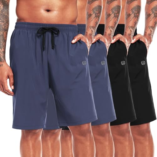 NELEUS 9" Men's Dry Fit Athletic Workout Shorts for Running,
