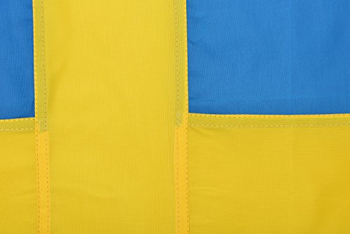 Green Grove Products Sweden 2' X 3' Ft 210D Nylon Premium Outdoor Embroidered Swedish Flag #TOP1