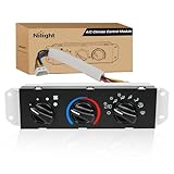 Nilight A/C Heater Climate Control Module Switch Panel Compatible with 1999 2000 2001 2002 2003 2004 Jeep Wrangler TJ Right Hand Driver Truck Replacement Air Conditioning Panel