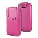Produktbild N4U Online® Verschiedene Farbige PU Leder Magnetisch Tasche für Wileyfox Swift 2 Plus - Hot Pink