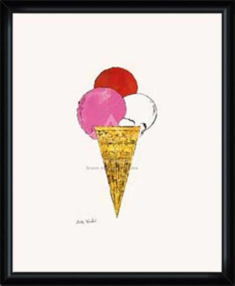 アンディ・ウォーホル、アイスクリーム デザート、海外版・希少画集・額装画 出荷区分C】アンディ・ウォーホル アイスクリーム・デザート