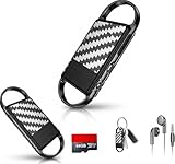 Infinn Digitales Diktiergerät, 64GB, KI Rauschunterdrückung, 4800h Audio-Aufnahme mit Wiedergabe, Abhörgerät, Audio Aufnahmegerät, Sprachaktivierte Voice Recorder für Interviews, Vorträge etc.