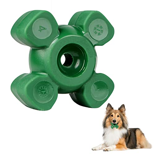 The Pup Puck - Durable Dog Chew Toy for Aggressive Chewers, Teething Puppies, Anxiety Reliever - Fun to Chew, Stuff, Fetch - Green The Pup Puck - Durable Dog Chew Toy for Aggressive Chewers, Teething Puppies, Anxiety Reliever - Fun to Chew, Stuff, Fetch - Green